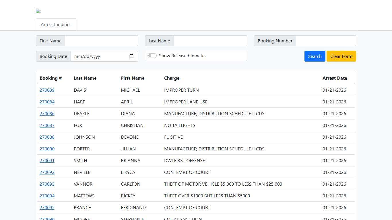 St. Tammany Parish Sheriff Office Inmate Search